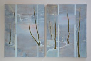 Winterreise 2015 80x123 cm Oil on canvas Judith Boer